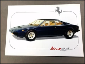 1976 1977 1978 Ferrari 308GT4 Dino 1-page Factory Car Brochure Leaflet Card - Picture 1 of 2