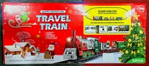 Weihnachtsgeschenk Zugset Happy Departie Reisezug 24 Teile über 330 cm - Bild 1 von 3