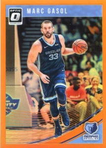 2018-19 PANINI OPTIC ORANGE PRIZM #/199 MARC GASOL GRIZZLIES NO. 144 - Picture 1 of 1