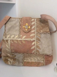 Vintage Authentic Sharif Reptile Vintage Hand Bag Shoulder Bag Couture Bag - Picture 1 of 8