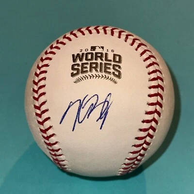 KRIS BRYANT (Cubs) Signed Official 2016 WORLD SERIES Baseball Beckett (BAS) - Image 1 of 4