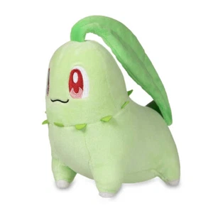 Chikorita Poke Plüschtier Pokemon Scharlachrot und Violett Offiziell Nintendo Switch Neu - Bild 1 von 3