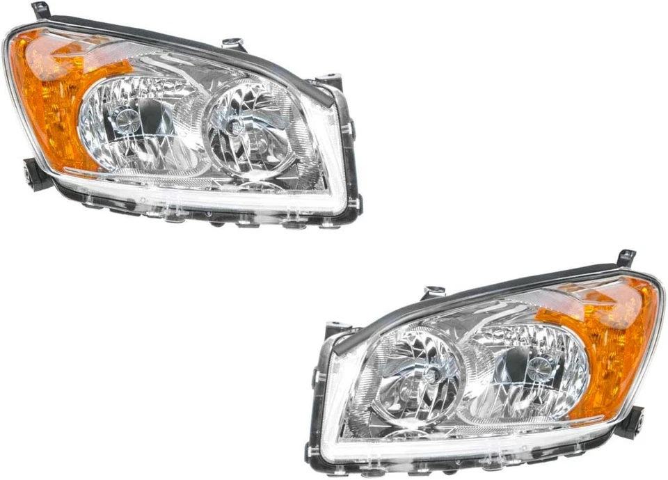 Headlights For Toyota RAV4 2009 2010 2011 2012 Base And Limited Left Right Pair Foto 1 de 4