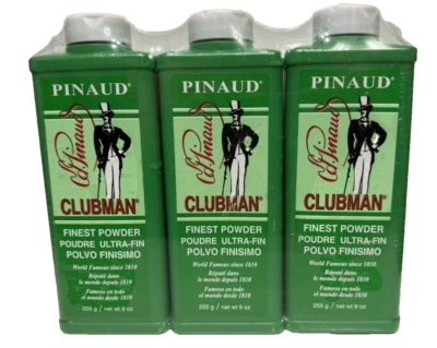 Pinaud Clubman Finest Powder 9oz/255g Lot of 3  New Sealed - Image 1 of 4