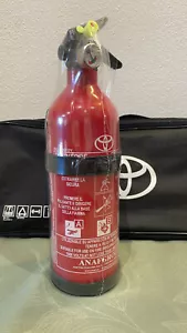 Mini Fire Extinguisher 1kg Rechargeable Powder for Car Camper Home, Toyota with Bag - Picture 1 of 10
