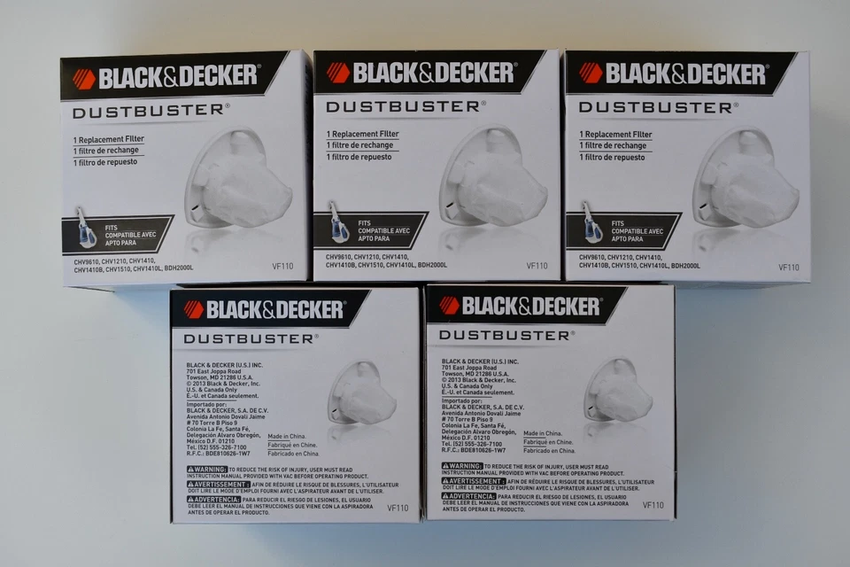 Replacement Black & Decker Dustbuster Hand Vacuum Filter # VF110 (Choose Lot) - Image 1 of 1