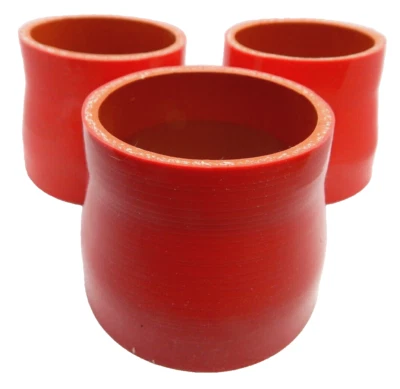 Acoplador de tubo de silicone 3" a 2,75" turbo alta temperatura alta pressão multicamada**LOTE de 3** - Imagem 1 de 4