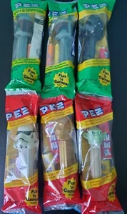 Star Wars Pez Dispensers Lot - C-3PO, Vader, Yoda, Trooper, Boba Fetts 90s VTG - Picture 1 of 5