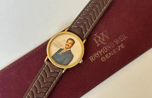 1970's Vintage Raymond Weil Watch Saddam Hussein Iraq Edition Men 32mm Authentic - Picture 1 of 18