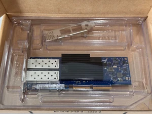 LENOVO INTEL X710-DA2 DUAL PORT 00JY942 10GbE SFP + ML2 HBA Both Brackets - Picture 1 of 2
