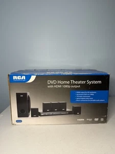 New Open Box RCA DVD Home Theater System RTD3133H w/ Subwoofer & 5 Speakers - Picture 1 of 6