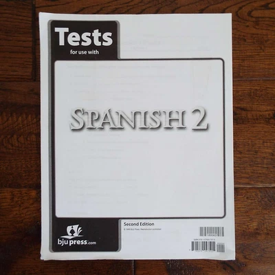 BJU Press Spanish 2 Tests Second Edition - Image 1 of 2