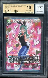 Bulma the Bunny Girl Lámina Monica Rial Autógrafo Dragon Ball Super Tarjeta BGS 10 - Imagen 1 de 2