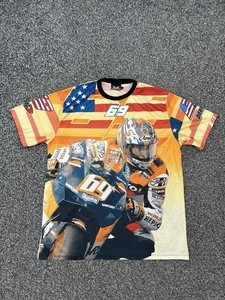 Precisport Daring Nicky Hayden USA 69 Men’s T Shirt XL MotoGP Retro Y2K Honda - Picture 1 of 8