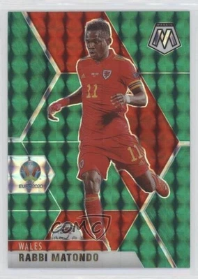 2021 Panini Mosaic UEFA Euro 2020 Green Mosaic Prizm Rabbi Matondo #199 - Image 1 of 2
