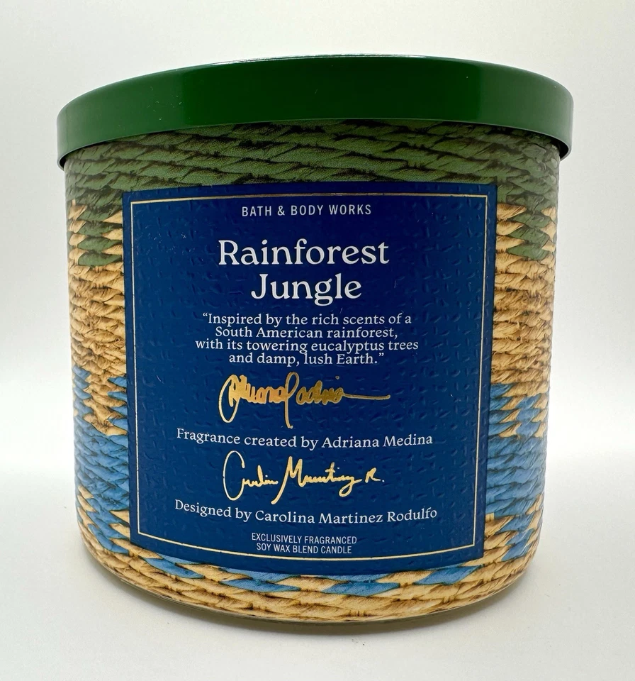 Vela Bath & Body Works Rainforest Jungle 3 pavios 14,5 oz - Imagem 1 de 1