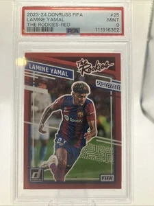 2023-24 Panini Donruss Fifa - The Rookies Lamine Yamal #25 Rosso (RC) - Foto 1 di 2