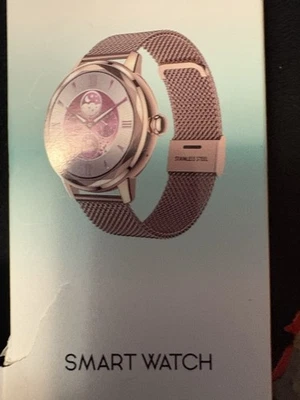 Dark Orange Metallic Smart Watch for Women - Image 1 of 3