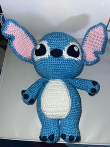 Handgefertigte Amigurumi gehäkelte Stiche von LILO und Stitch Disney 9 Zoll Puppe - Bild 1 von 9