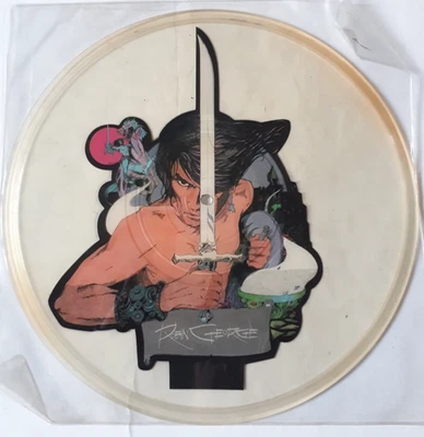 ROBIN GEORGE HEARTLINE UNCUT PICTURE DISC TEST PRESSING RECORD VINYL 45 7" & 12" - Image 1 of 4