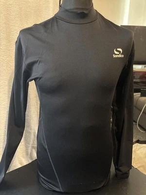 Sondico Black Long Sleeve Activewear Top for Men - Image 1 of 4