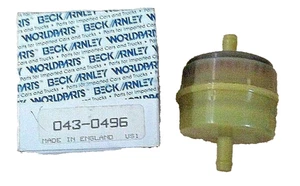 Fuel Filter Vintage BECK/ARNLEY 043-0496 (Made in England) - Imagen 1 de 3