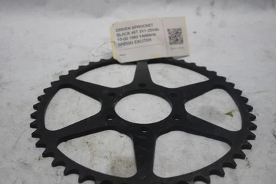 PIÑÓN ACCIONADO NEGRO 46T 3Y1-25446-10-00 1980 YAMAHA SR250G EXCITADOR Foto 1 de 4