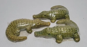 Konvolut 3 Vintage Alligator Krokodil Abteilung Abt 56 Schwimmkerzen - Bild 1 von 4
