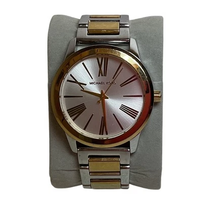 Michael Kors Watch Women Stainless Steal Gold Silver Roman Numeral Analog MK3521 - Image 1 of 4