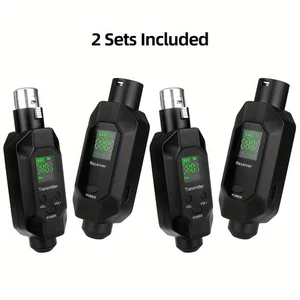 High Quality Two Sets of Black U3 Wireless Microphone Transmitters And Receivers - Picture 1 of 11