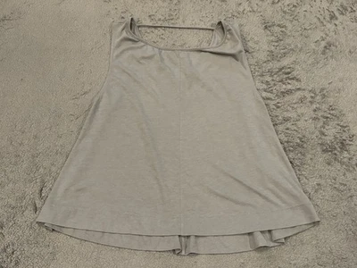 Camiseta sin mangas Lucy para mujer pequeña gris sin mangas elástica gimnasio activo entrenamiento Foto 1 de 4