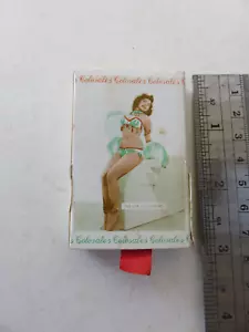 VINTAGE ADVERTISING RISQUE COLOSALES MATCHES MATCH BOX - Picture 1 of 6