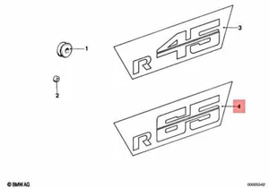 Genuine BMW 248 R65 R65T Sticker 51142301027 - Picture 1 of 1