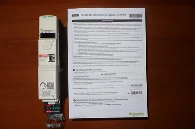 VARIATEUR FREQUENCE VITESSE, ALTIVAR ATV32H075M2 ONDULEUR 220V / TRIPHASE 0,75KW - Photo 1/4