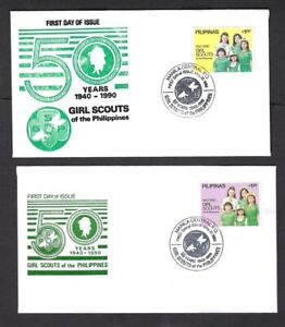1990 Girl Scouts Guides Philippines FDC