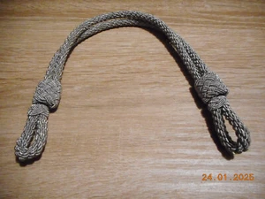 Schnur Mützenkordel Schirmmütze silber BGS NVA Wehrmacht Offizier Sturmriemen - Bild 1 von 2