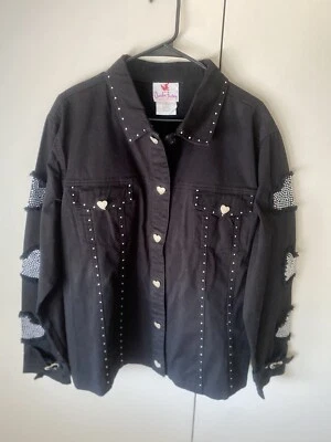Vintage Deadstock Quacker Factory Embellished Denim Jacket - Image 1 of 4