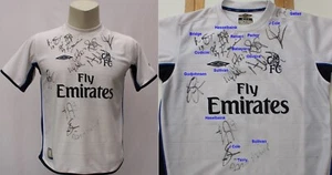 2003-04 Chelsea Pro Training Shirt Squad Signed inc. Hasselbaink & Gudjohnsen - Picture 1 of 4