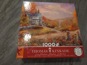 Rompecabezas Thomas Kinkade Otoño en Apple Hill 1000 PC Totalmente Nuevo Ceaco - Imagen 1 de 3