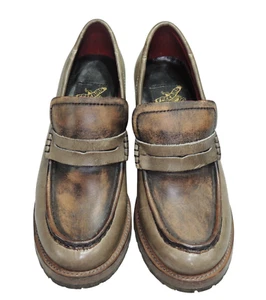 Freebird By Steven Bristol Womens Size 7 Chunky Heeled Clog Loafers Brown - Picture 1 of 12