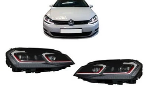 Faros LED para VW Golf 7 12-17 Facelift G7.5 GTI Look luces dinámicas - Imagen 1 de 11