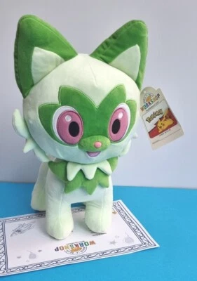 Build A Bear Pokemon Sprigatito Plush BNWT NO SOUND  - Image 1 of 4