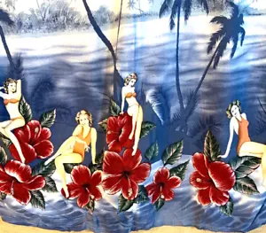 Camicia uomo Croft & Barrow taglia XLT hawaiana manica corta multicolore sexy donna - Foto 1 di 10