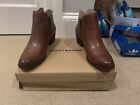 Lucky Brand Basel Leather Ankle Boots/Booties Size 8 Wide Toffee 0310Lk9191 Tan