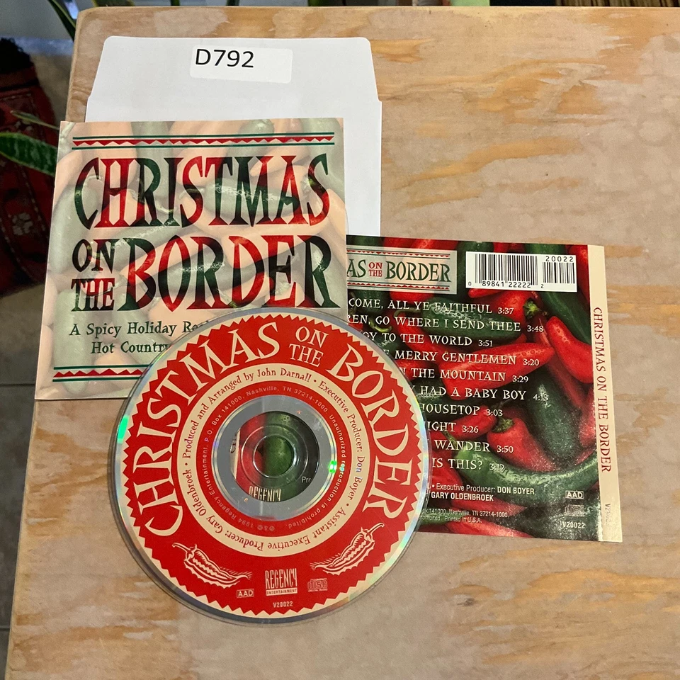 Christmas On the Border by Various CD, 1994, No Case No Tracking #D792 Foto 1 de 1