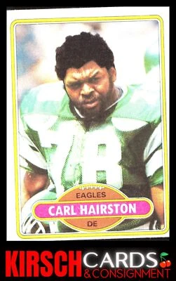 Carl Hairston 1980 Topps #92 Philadelphia Eagles - Image 1 of 2