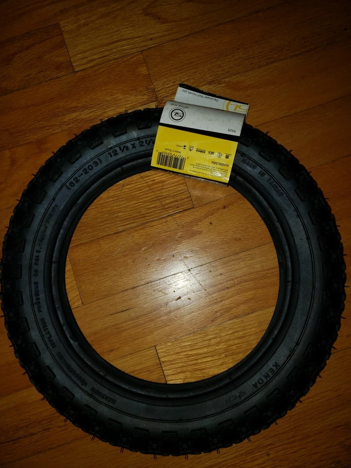 Sunlite MX3 BMX Tires, 12-1/2" x 2-1/4", Black/Black - Image 1 of 1