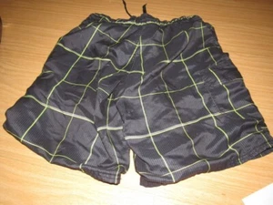 OP Men's Swim Trunks M Medium 32 33 34 Black Plaid - Picture 1 of 4