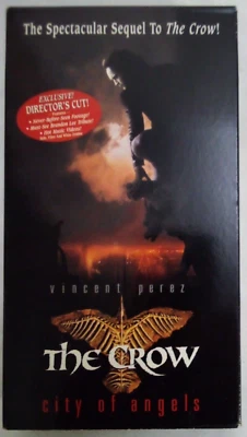 1996 THE CROW SEQUEL CITY OF ANGELS VHS MOVIE SCI-FI GOTHIC HORROR Foto 1 de 3