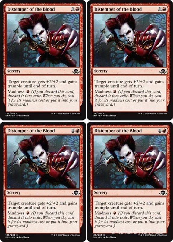 MTG - 4x DISTEMPER OF THE BLOOD - Eldritch Moon (C) - Image 1 of 1
